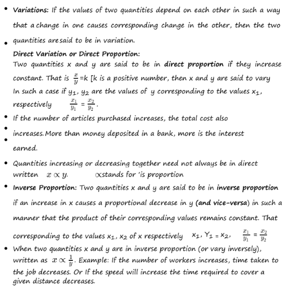 Direct and Inverse Proportions | Study